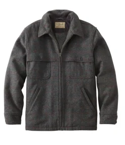 Discount L.L.Bean "Men's Maine Guide Zip-Front Jac-Shirt, Plaid"