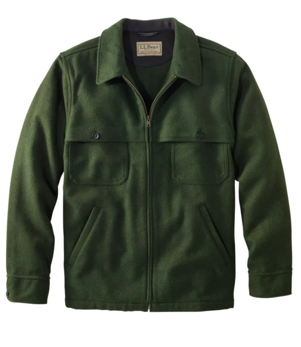 Store L.L.Bean "Men's Maine Guide Zip-Front Jac-Shirt" Loden