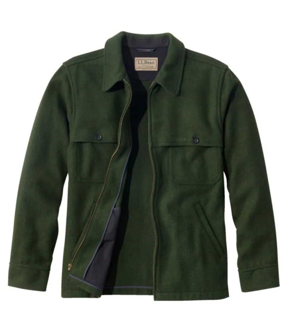 Store L.L.Bean "Men's Maine Guide Zip-Front Jac-Shirt" Loden