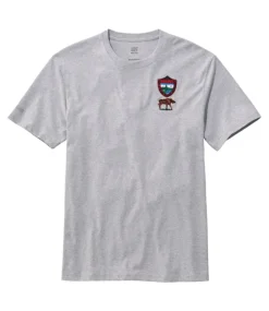 Store L.L.Bean "Men's Maine Inland Fisheries and Wildlife Tee, Moose" LightHeatherGrey