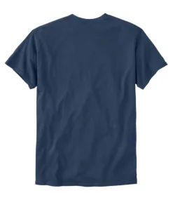 New L.L.Bean "Men's MIF&W Tee, Short-Sleeve Brook Trout" Indigo