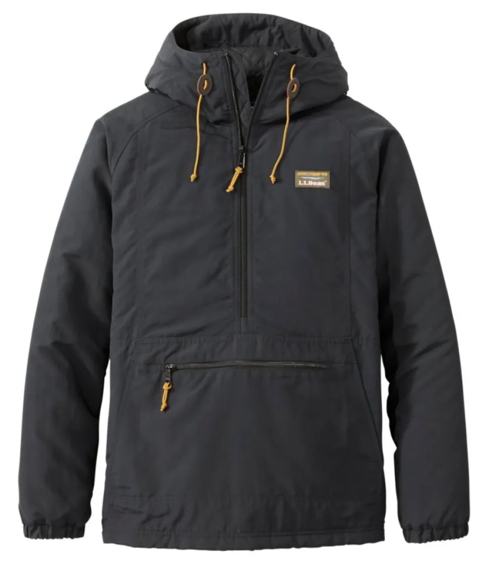 Fashion L.L.Bean "Men's Mountain Classic Insulated Anorak" Black