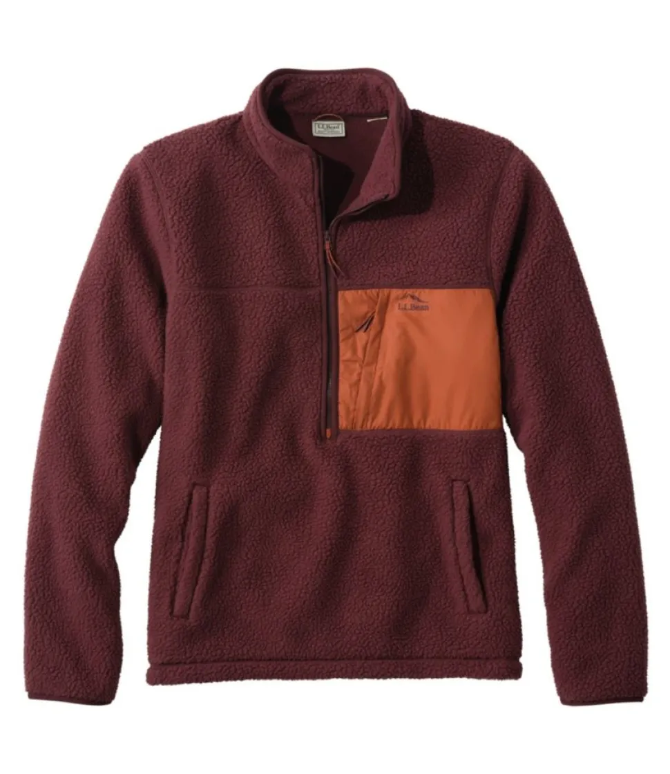 Sale L.L.Bean "Men's Mountainside Fleece, Half-Zip"