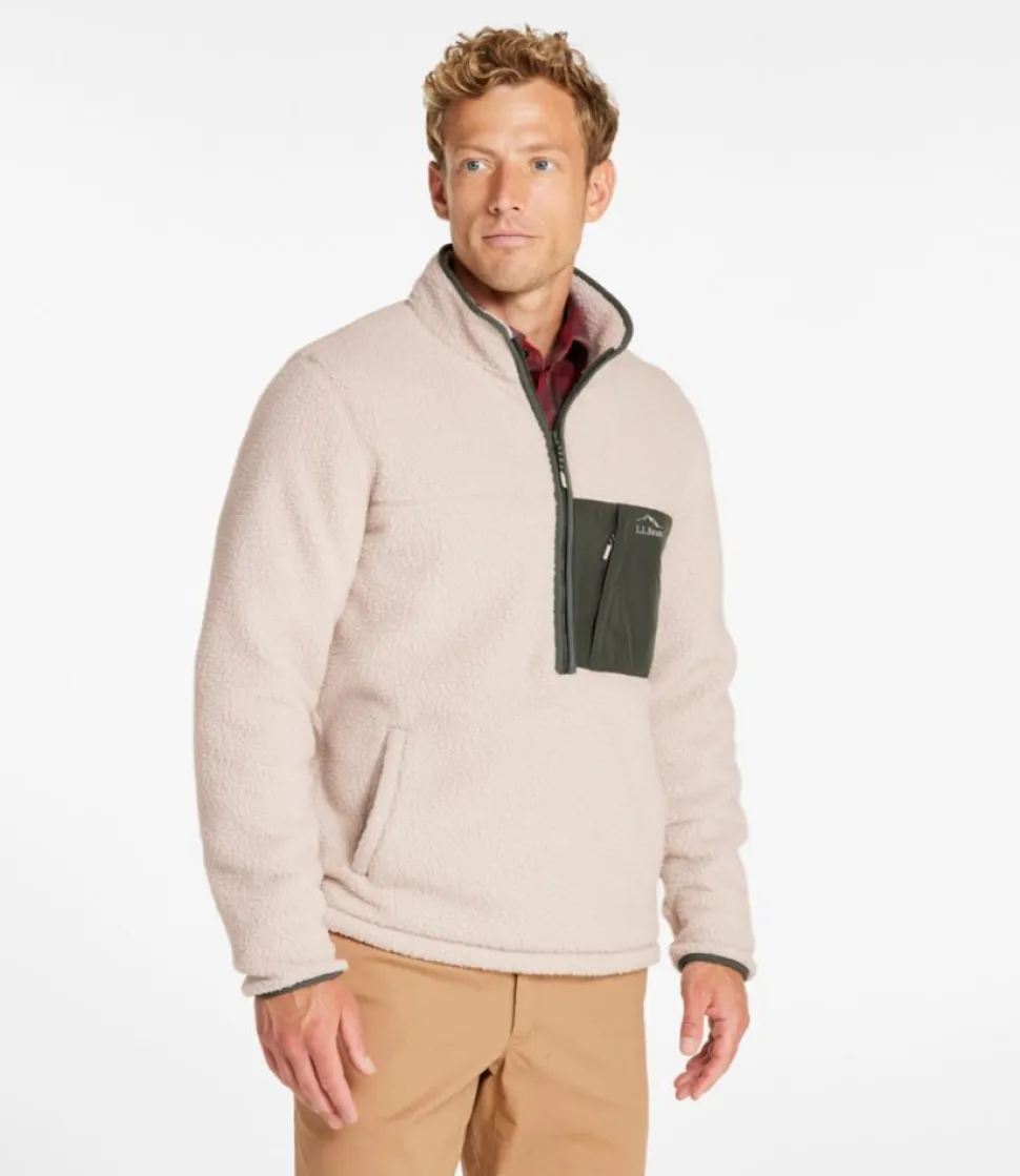 Sale L.L.Bean "Men's Mountainside Fleece, Half-Zip"