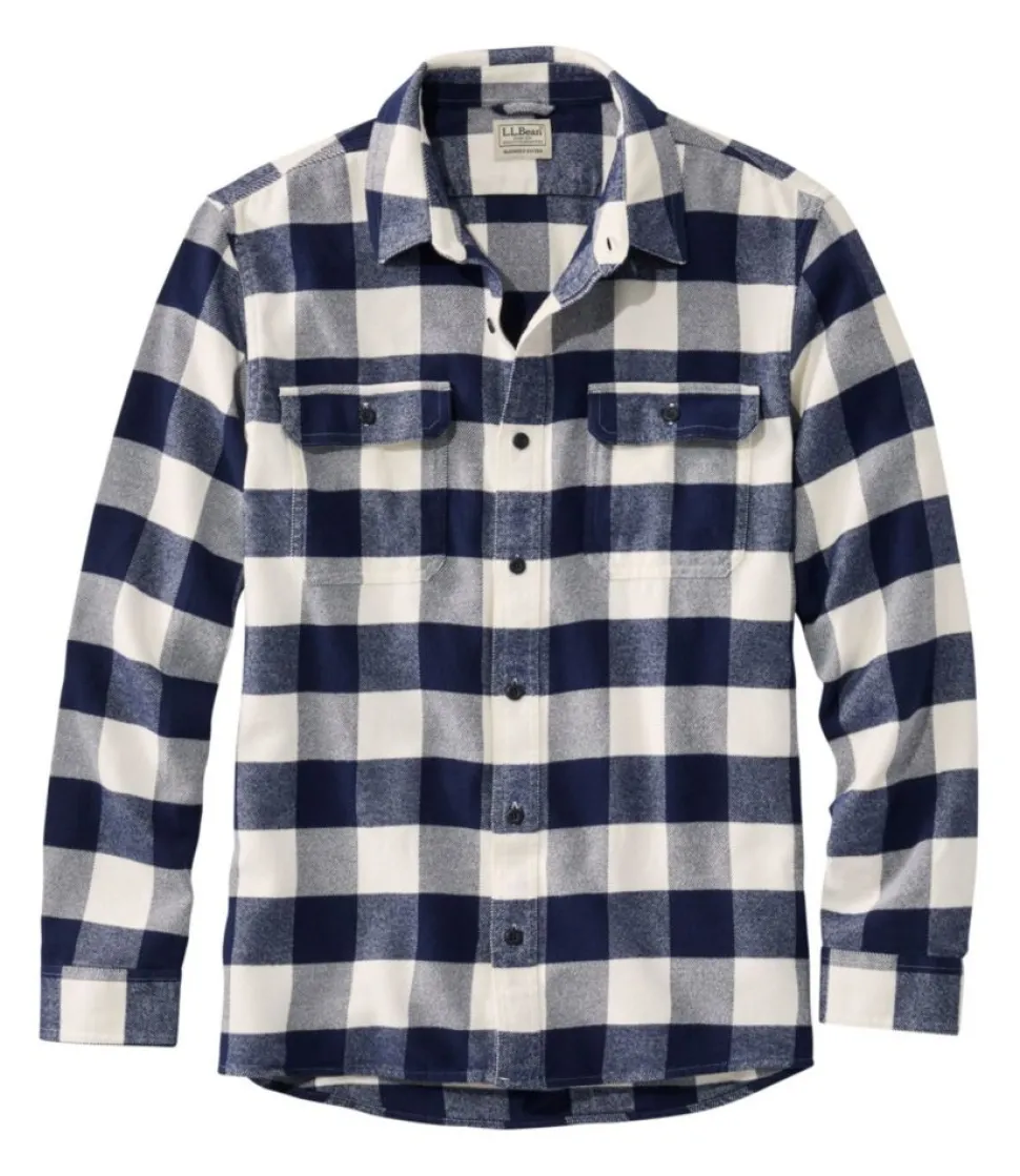 Cheap L.L.Bean "Men's Organic Flannel Shirt, Slightly Fitted"