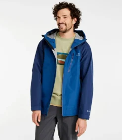 Discount L.L.Bean "Men's Pathfinder GORE-TEX Shell Jacket" OceanBlue/Night