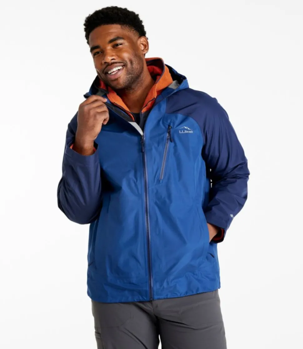 Discount L.L.Bean "Men's Pathfinder GORE-TEX Shell Jacket" OceanBlue/Night