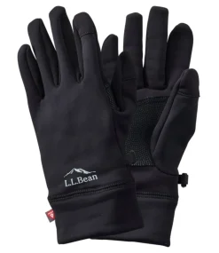 Outlet L.L.Bean "Men's Primaloft Therma-Stretch Fleece Gloves" Black