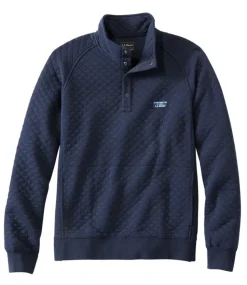 Sale L.L.Bean "Men's Quilted Sweatshirt, Mockneck"