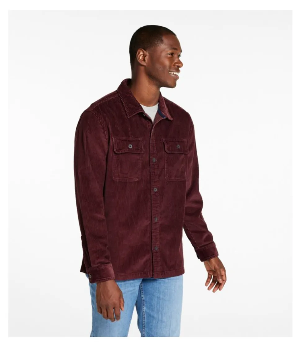 Best L.L.Bean "Men's Rangeley Corduroy Shirt, Slightly Fitted"