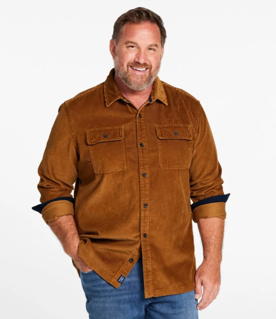 Best L.L.Bean "Men's Rangeley Corduroy Shirt, Slightly Fitted"