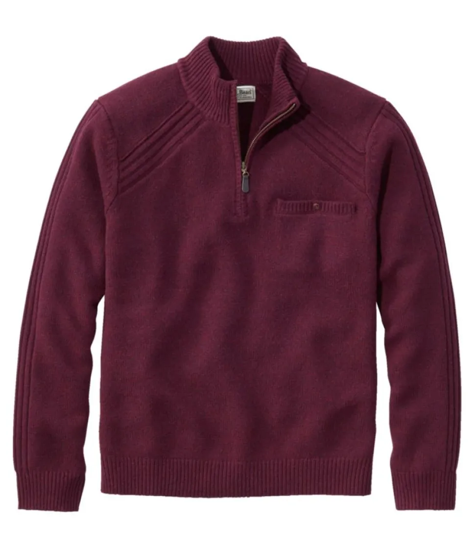 Shop L.L.Bean "Men's Rangeley Merino Sweater, Quarter-Zip"