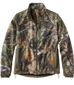 Outlet L.L.Bean "Men's Ridge Runner Soft-Shell Hunting Jacket, Camo" MossyOakCountryDNA