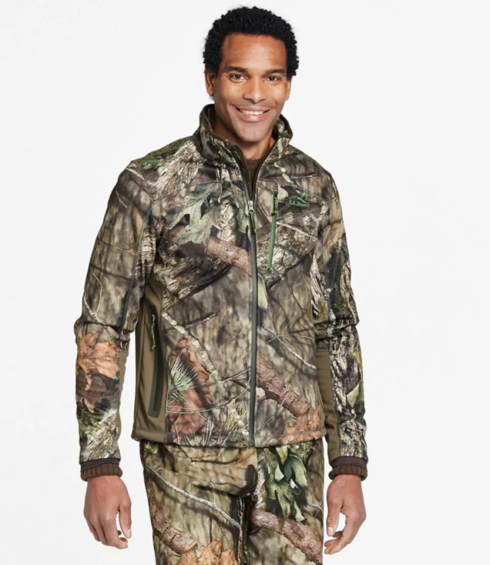 Outlet L.L.Bean "Men's Ridge Runner Soft-Shell Hunting Jacket, Camo" MossyOakCountryDNA