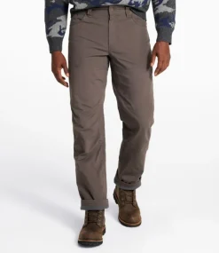 Shop L.L.Bean "Men's Riverton Pants, Standard Athletic Fit, Straight Leg, Lined"