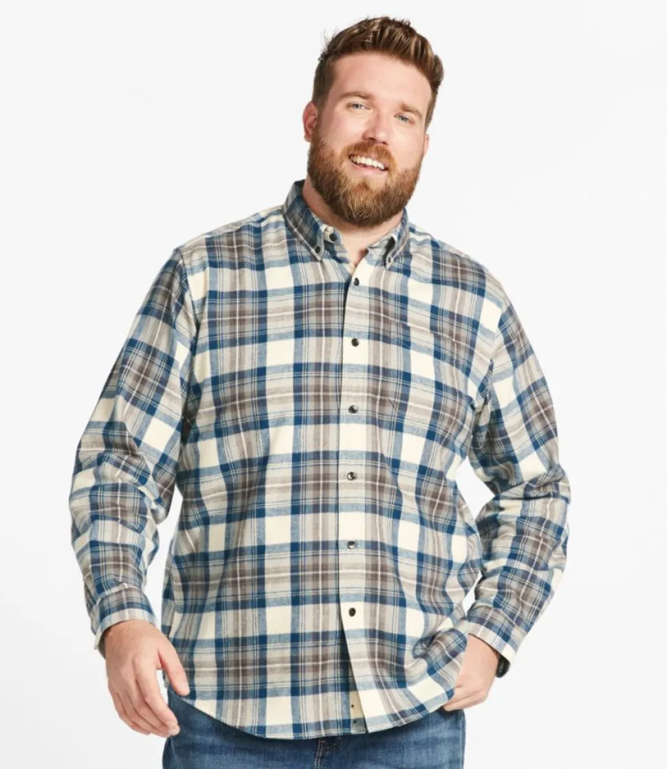 Clearance L.L.Bean "Men's Scotch Plaid Flannel Shirt, Traditional Fit"