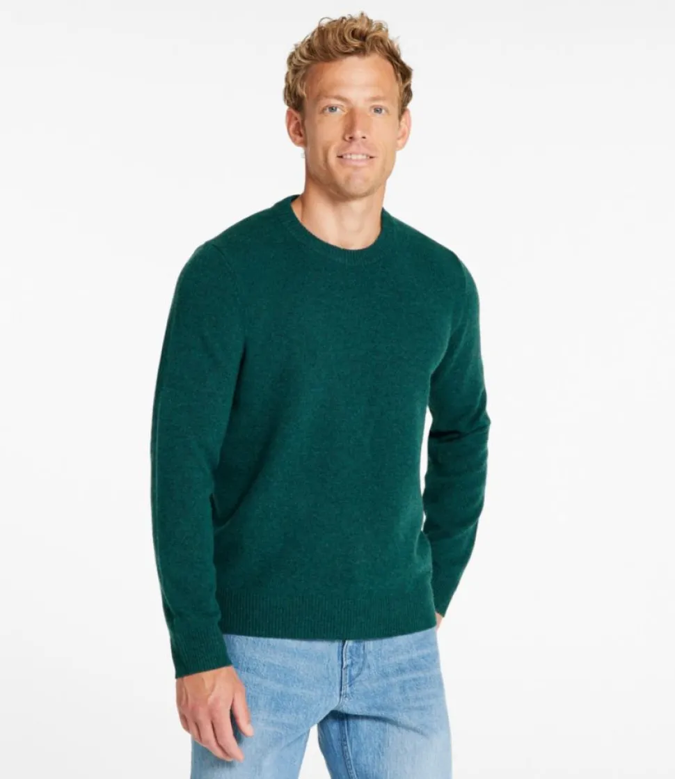 Store L.L.Bean "Men's Signature Camp Merino Wool Crewneck Sweater" EmeraldSpruce