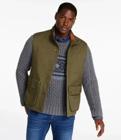 Flash Sale L.L.Bean "Men's Signature Camp Vest, Lined" AntiqueOlive
