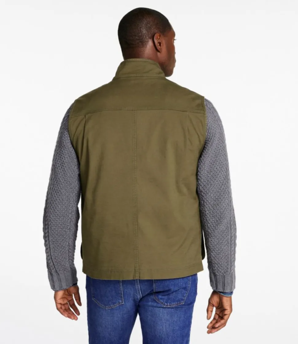 Flash Sale L.L.Bean "Men's Signature Camp Vest, Lined" AntiqueOlive