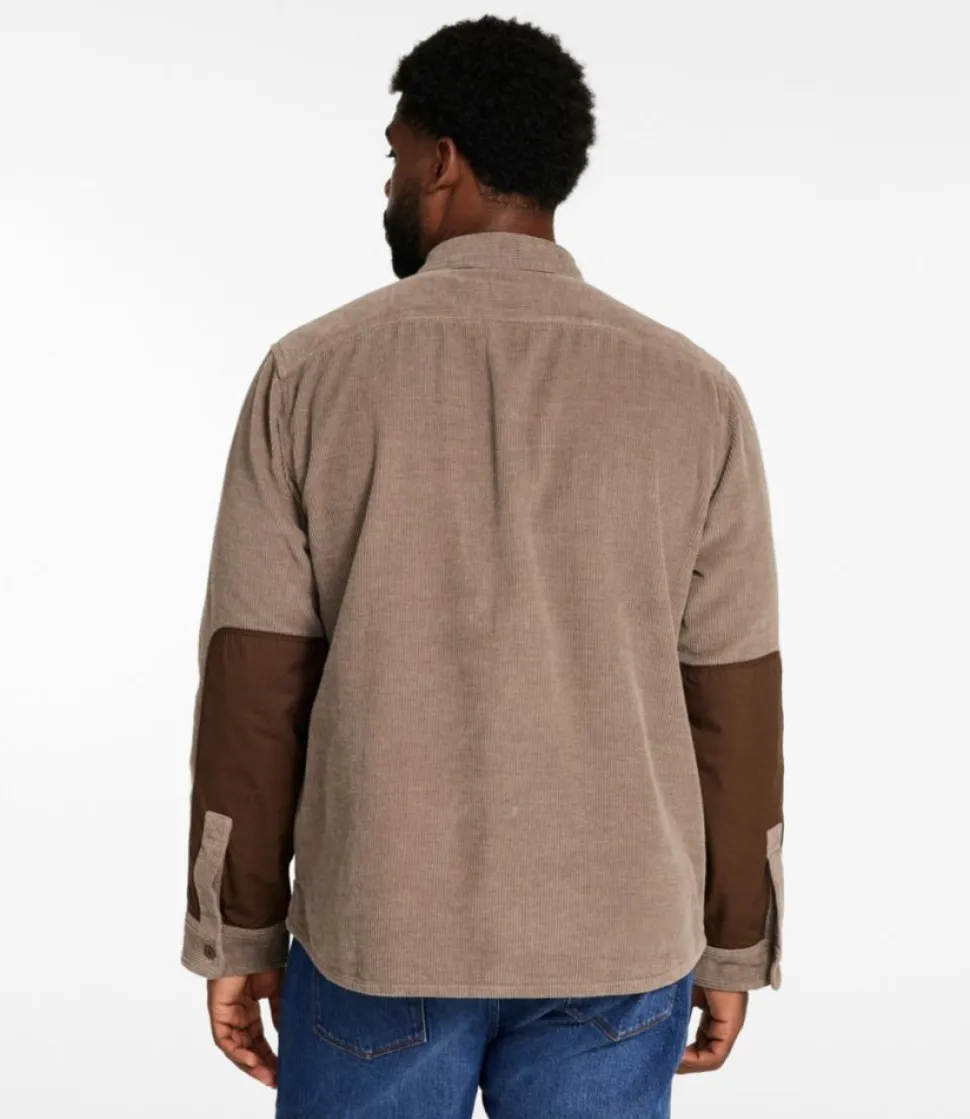 Hot L.L.Bean "Men's Signature Cord Workshirt" FossilBrown