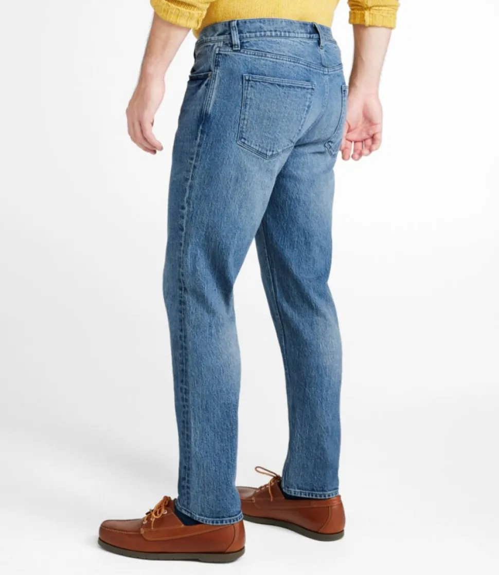 Shop L.L.Bean "Men's Signature Heritage Denim, Classic Fit, Tapered Leg"