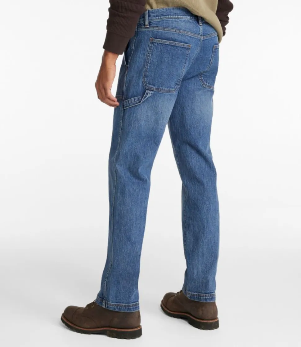 Outlet L.L.Bean "Men's Signature Heritage Utility Denim, Classic Fit, Straight Leg" AntiqueMedium