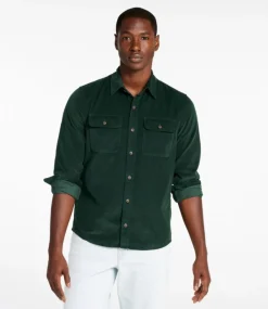 Fashion L.L.Bean "Men's Signature Microwale Corduroy Shirt"