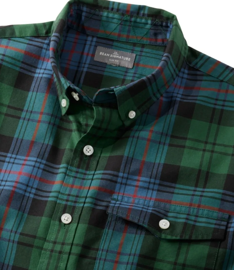 Cheap L.L.Bean "Men's Signature Premium Pima Cotton Oxford Shirt, Long-Sleeve"