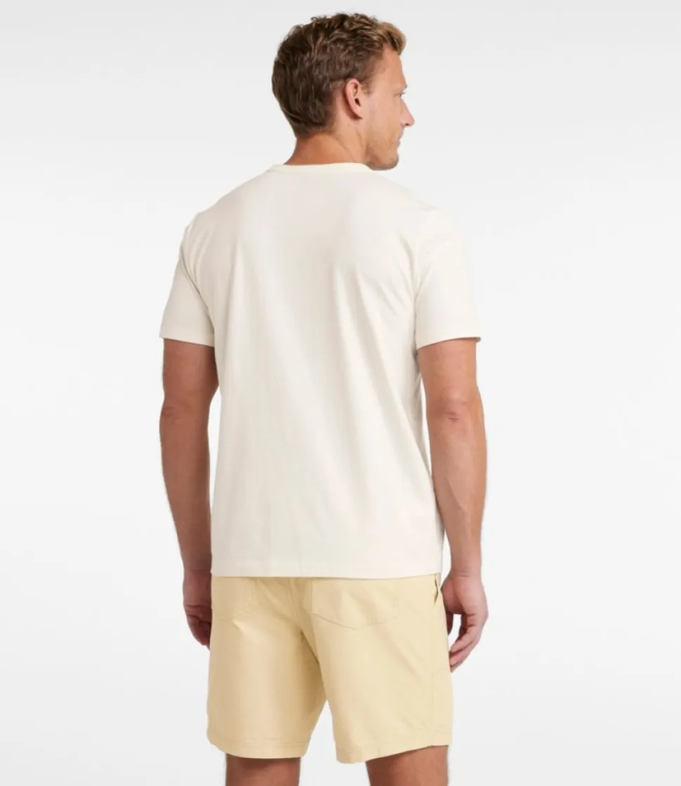 Clearance L.L.Bean "Men's Signature Stonecoast Tee, Short-Sleeve, Graphic" Sailcloth