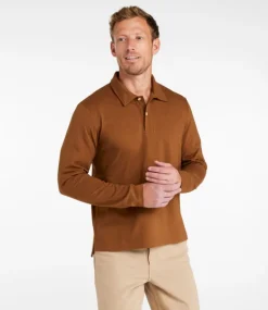 Hot L.L.Bean "Men's Signature Stonecoast Polo, Long-Sleeve"