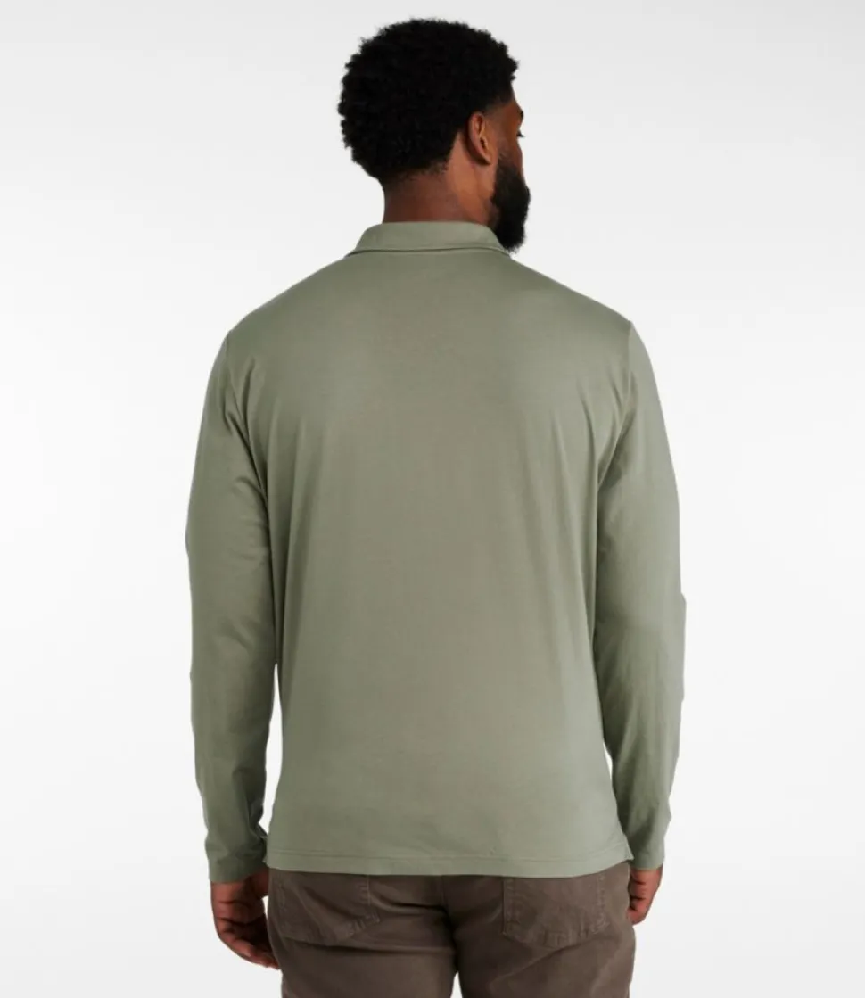 Hot L.L.Bean "Men's Signature Stonecoast Polo, Long-Sleeve"