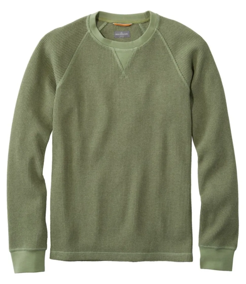 Hot L.L.Bean "Men's Signature Waffle Crew"