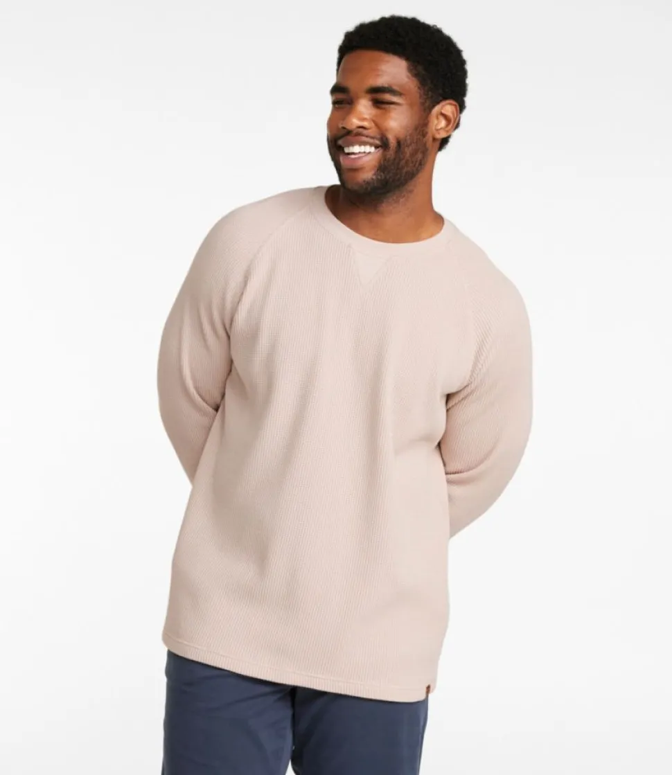 Hot L.L.Bean "Men's Signature Waffle Crew"