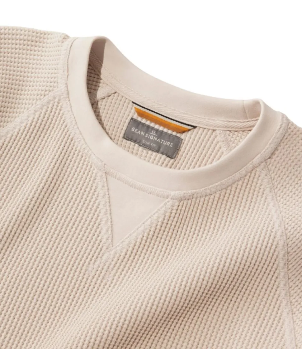 Hot L.L.Bean "Men's Signature Waffle Crew"