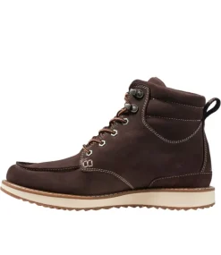 Best L.L.Bean "Men's Stonington Boots, Suede Moc-Toe" DeepestBrown
