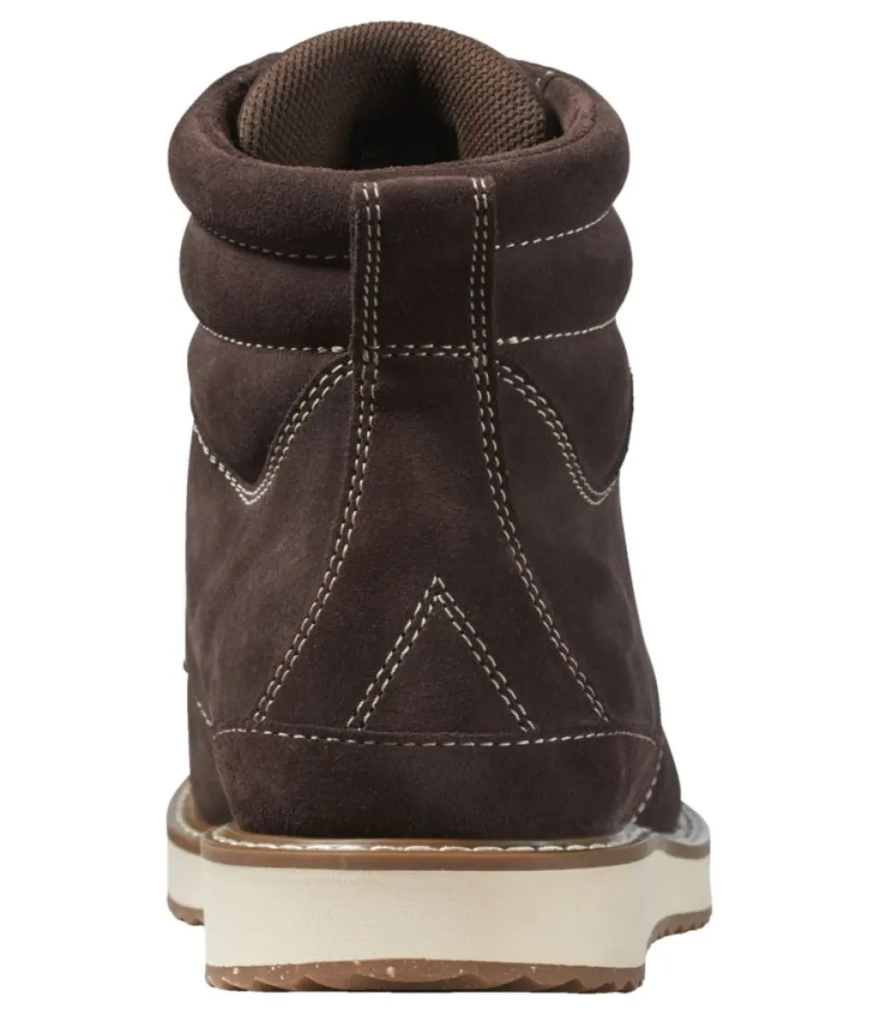 Best L.L.Bean "Men's Stonington Boots, Suede Moc-Toe" DeepestBrown