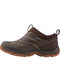 Cheap L.L.Bean "Men's Storm Chaser 4 Slip-Ons with Arctic Grip" Black