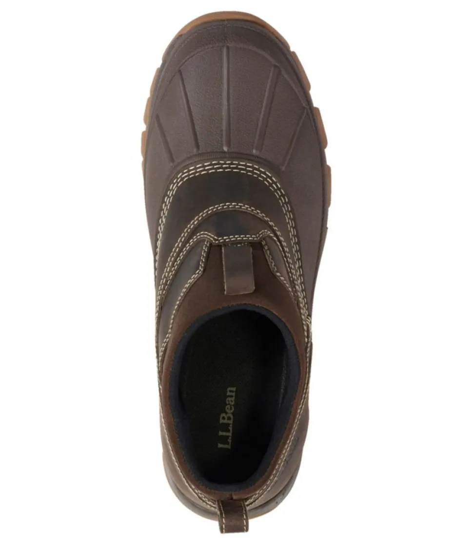Cheap L.L.Bean "Men's Storm Chaser 4 Slip-Ons with Arctic Grip" Black