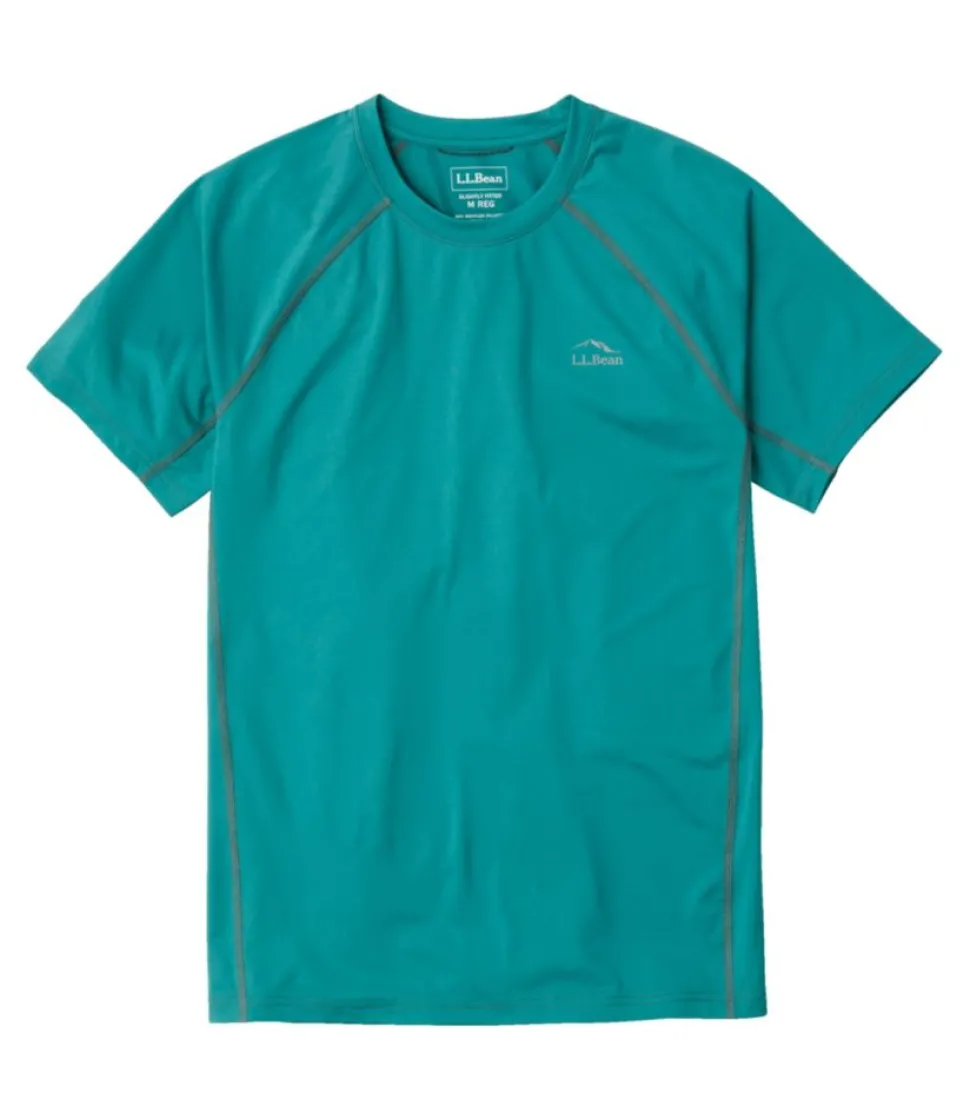 Sale L.L.Bean "Men's Swift River Cooling Sun Shirt, Short-Sleeve"