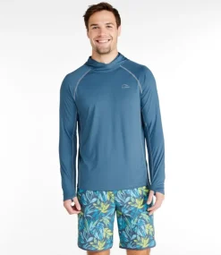 Cheap L.L.Bean "Men's Swift River Cooling Hooded Rash Guard"