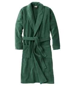 Online L.L.Bean "Men's Terry Cloth Organic Cotton Robe"