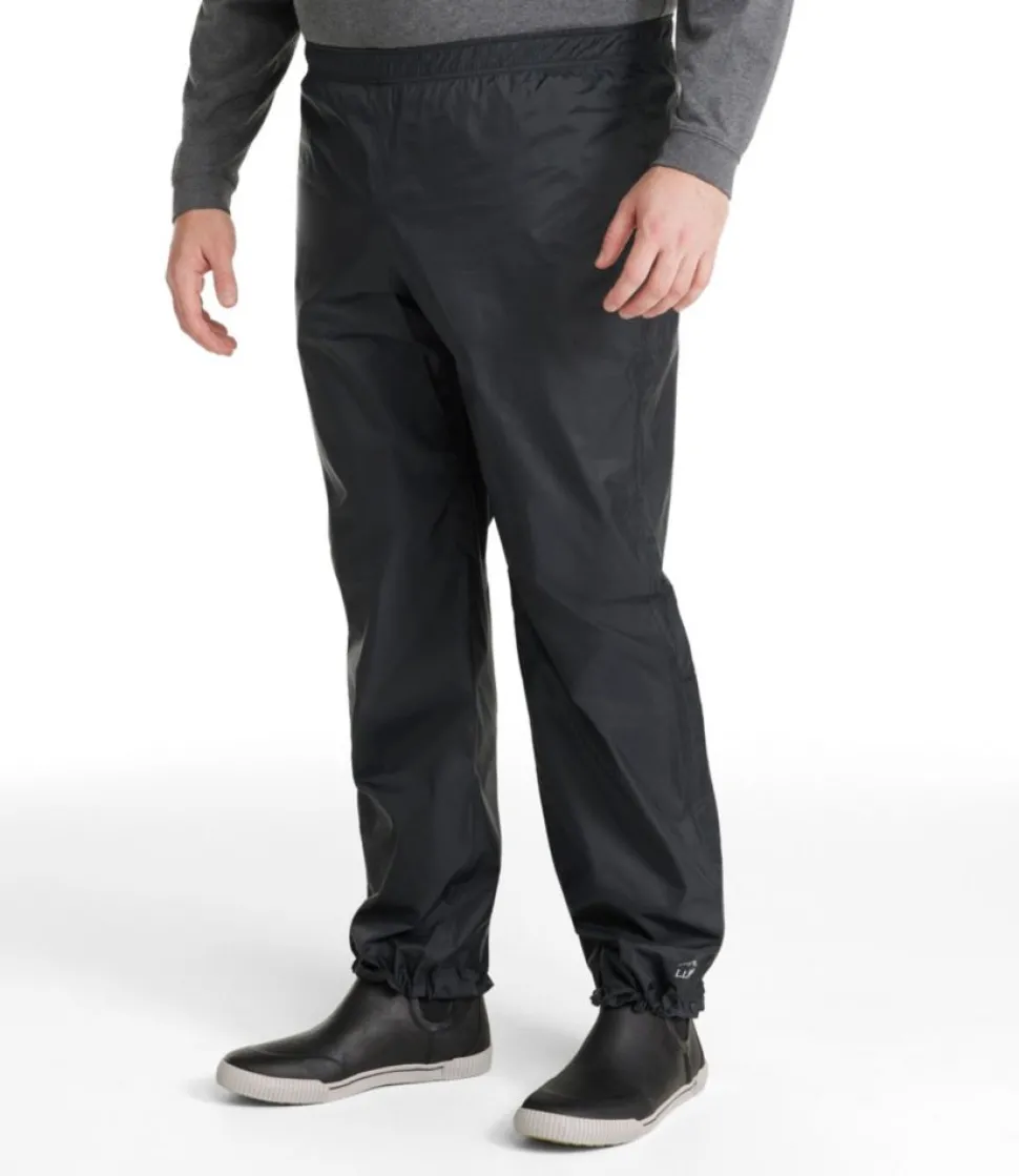 Best Sale L.L.Bean "Men's Trail Model Rain Pants" Black