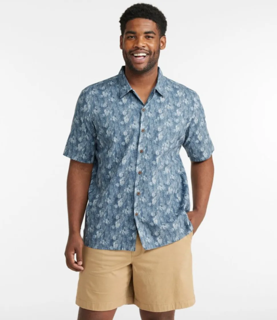 Best Sale L.L.Bean "Men's Tropics Shirt, Short-Sleeve Print"