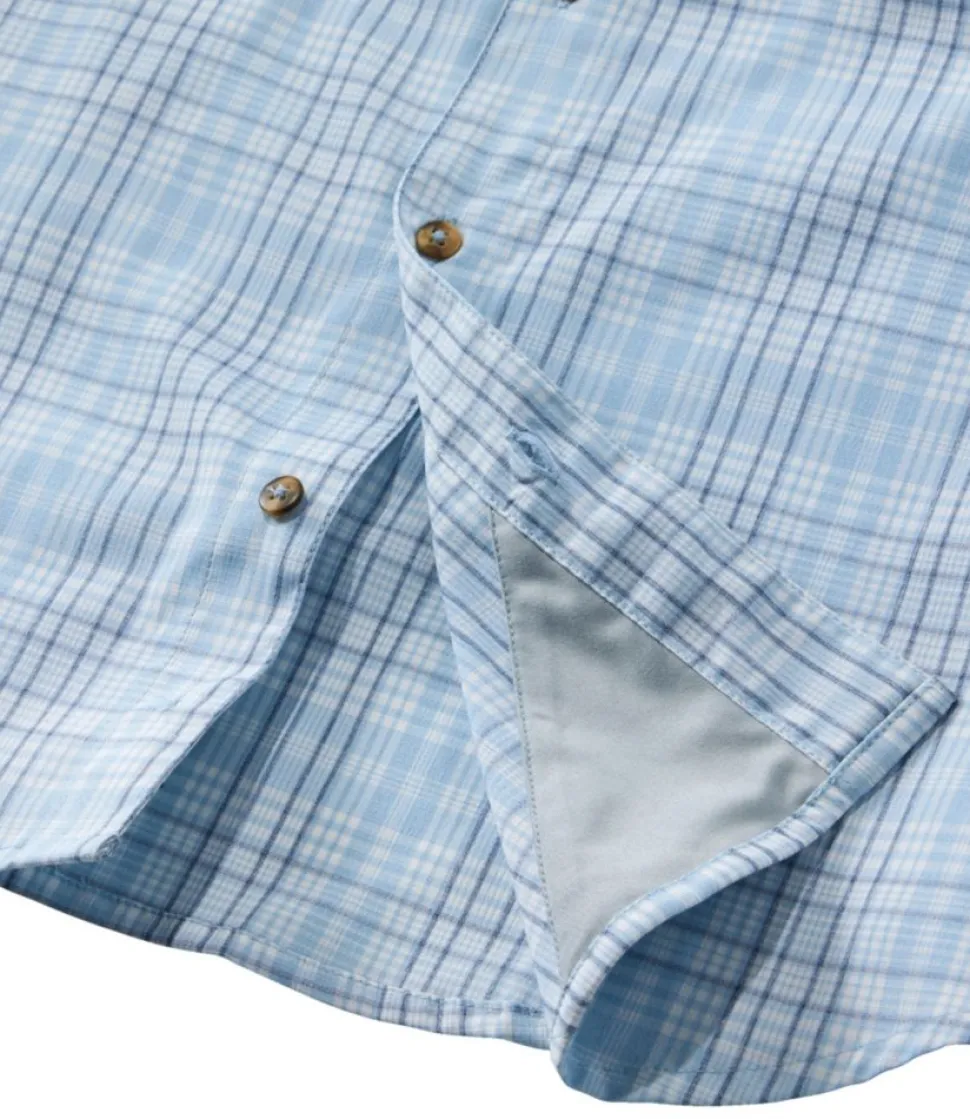 Cheap L.L.Bean "Men's Tropicwear Shirt, Plaid Long-Sleeve"