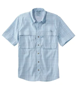 Online L.L.Bean "Men's Tropicwear Shirt, Plaid Short-Sleeve"