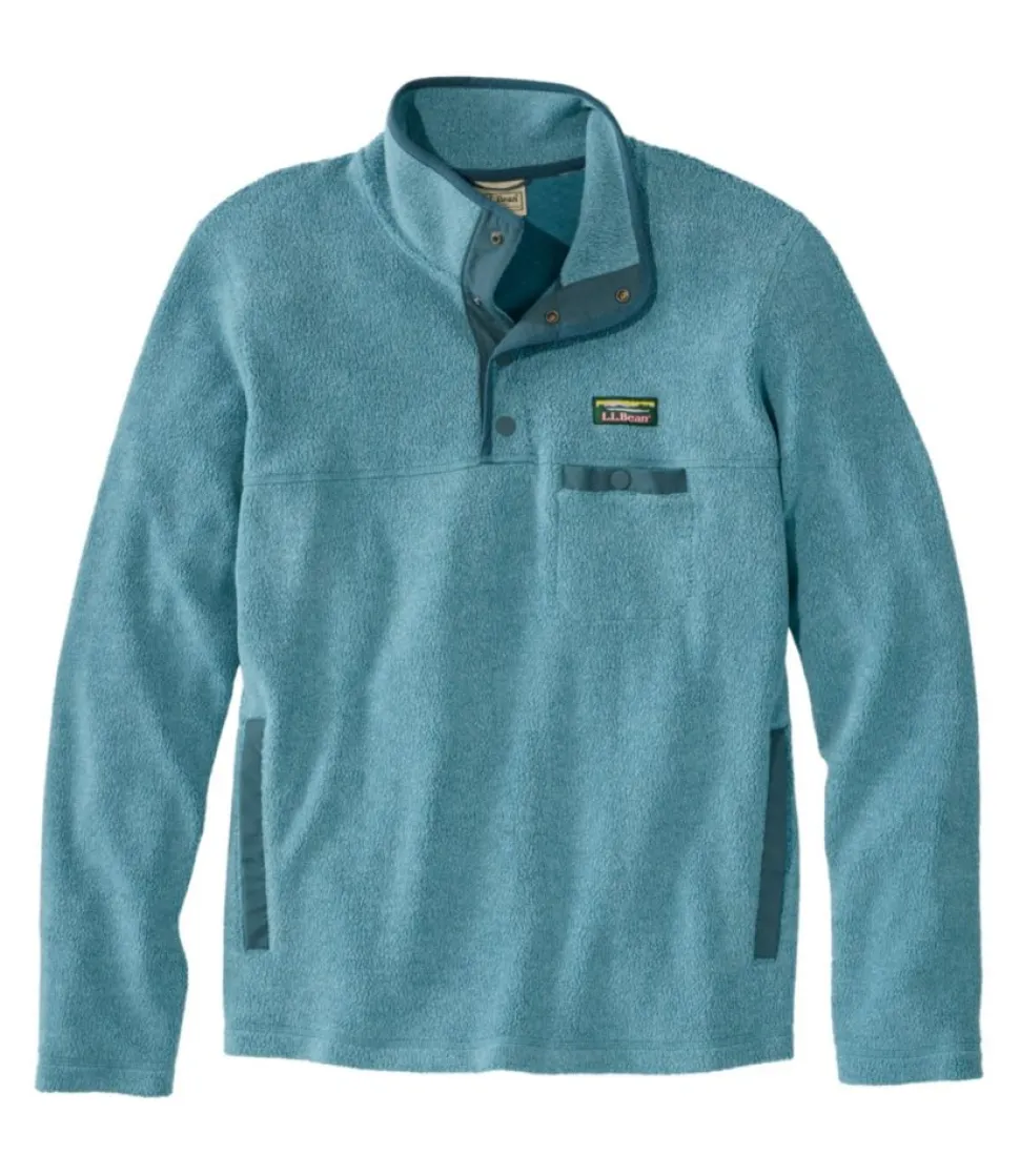 Online L.L.Bean "Men's Tumbled Sherpa, Pullover"