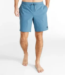 Shop L.L.Bean "Men's Vacationland Stretch Swim Trunks, 8"" BaysideBlue