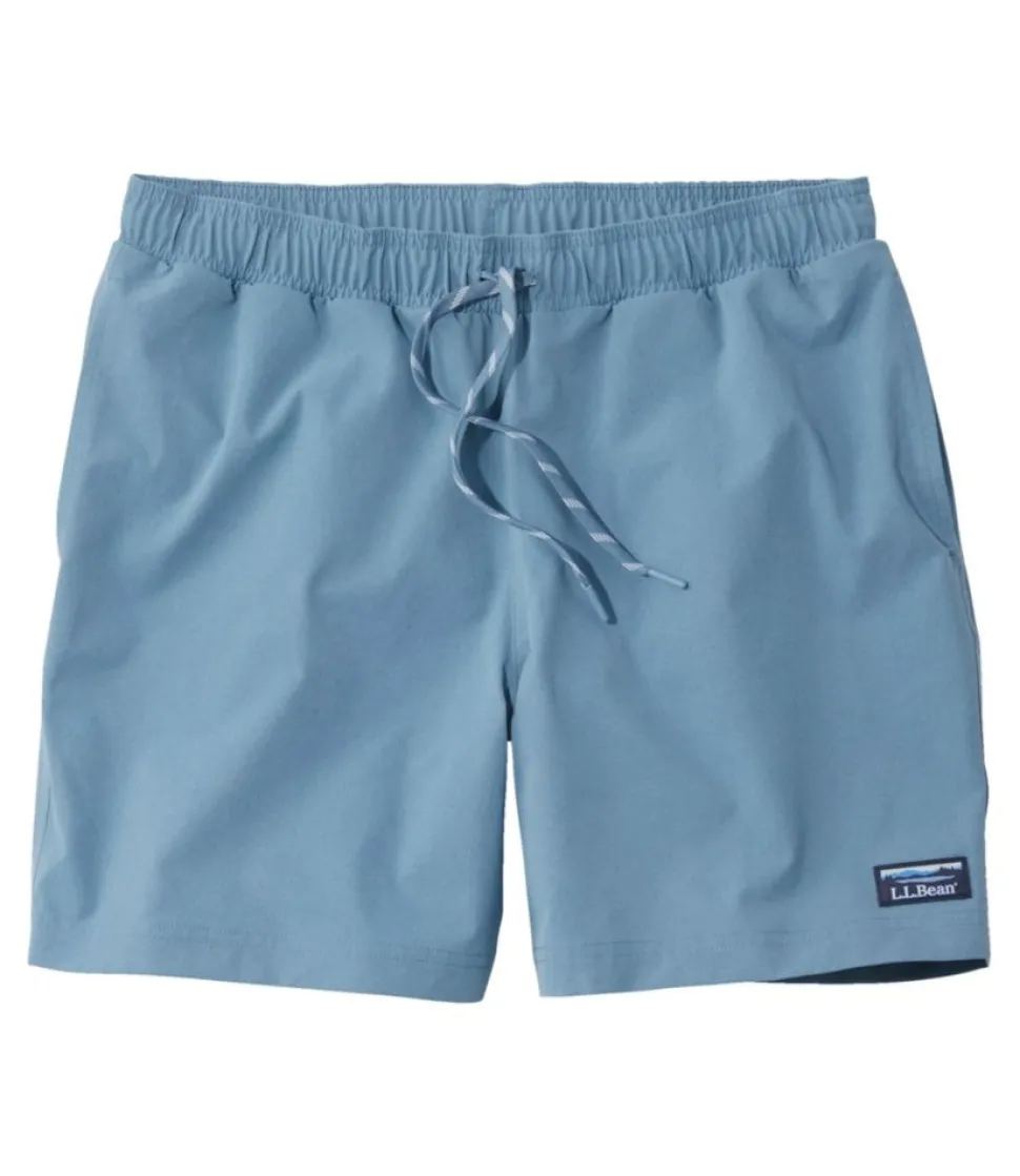 Flash Sale L.L.Bean "Men's Vacationland Stretch Swim Trunks, 6"" BaysideBlue