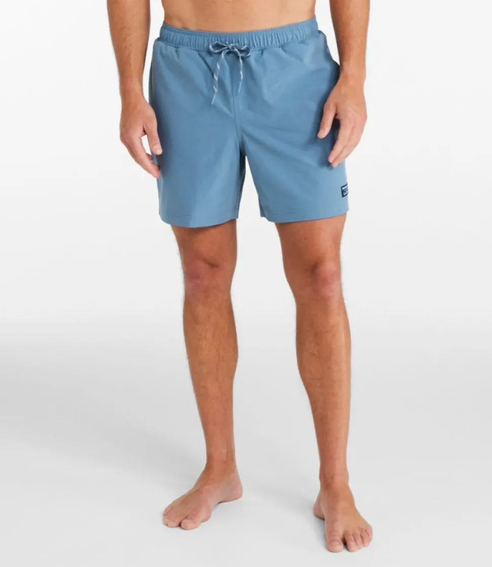 Flash Sale L.L.Bean "Men's Vacationland Stretch Swim Trunks, 6"" BaysideBlue