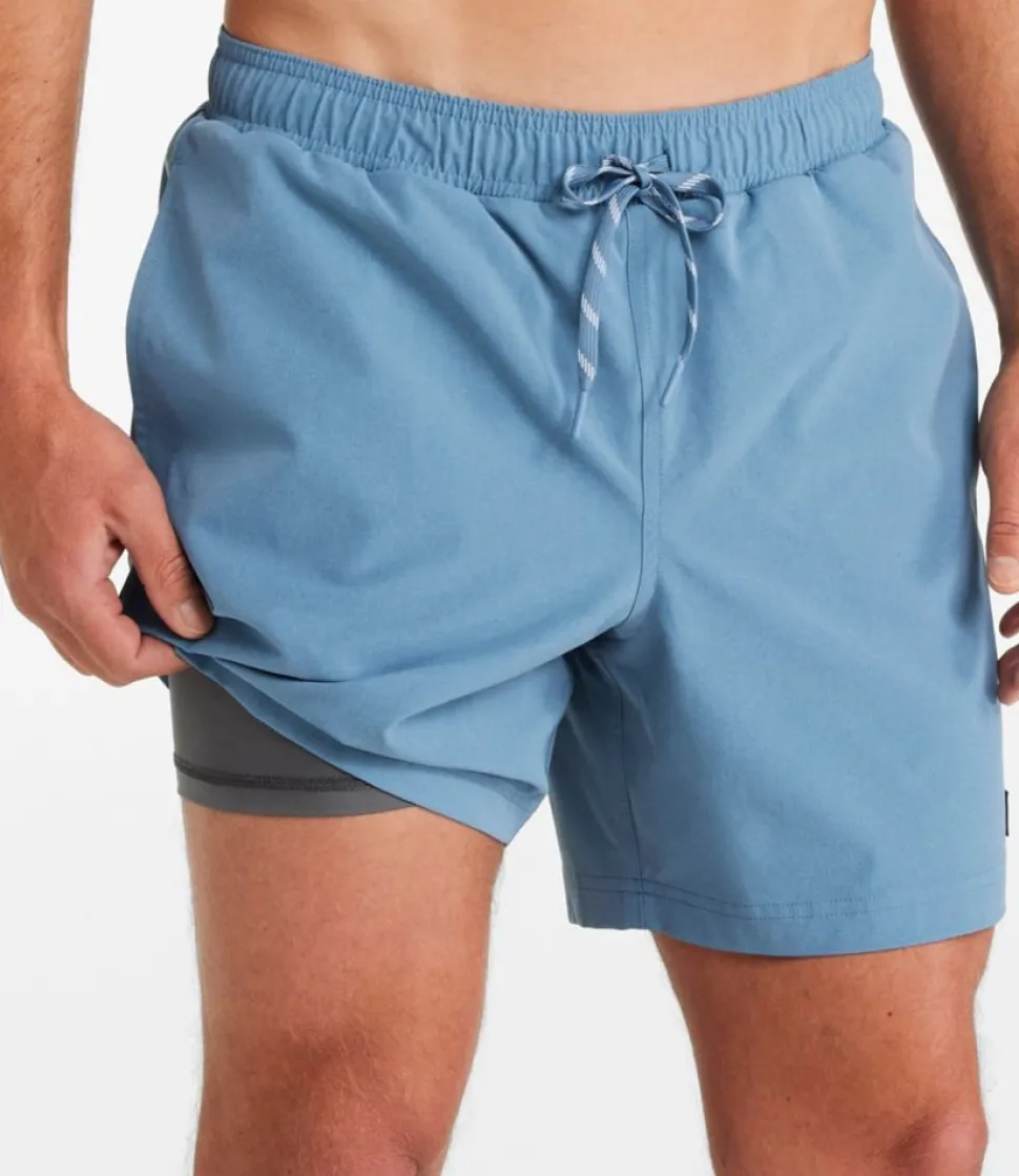 Flash Sale L.L.Bean "Men's Vacationland Stretch Swim Trunks, 6"" BaysideBlue
